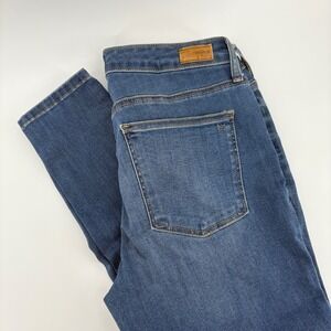Crown & Ivy Womens Skinny Jeans Size 8 Blue Denim Mid‎ Rise